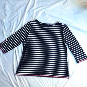 Tommy Hilfiger navy Women's Heritage Boat size L